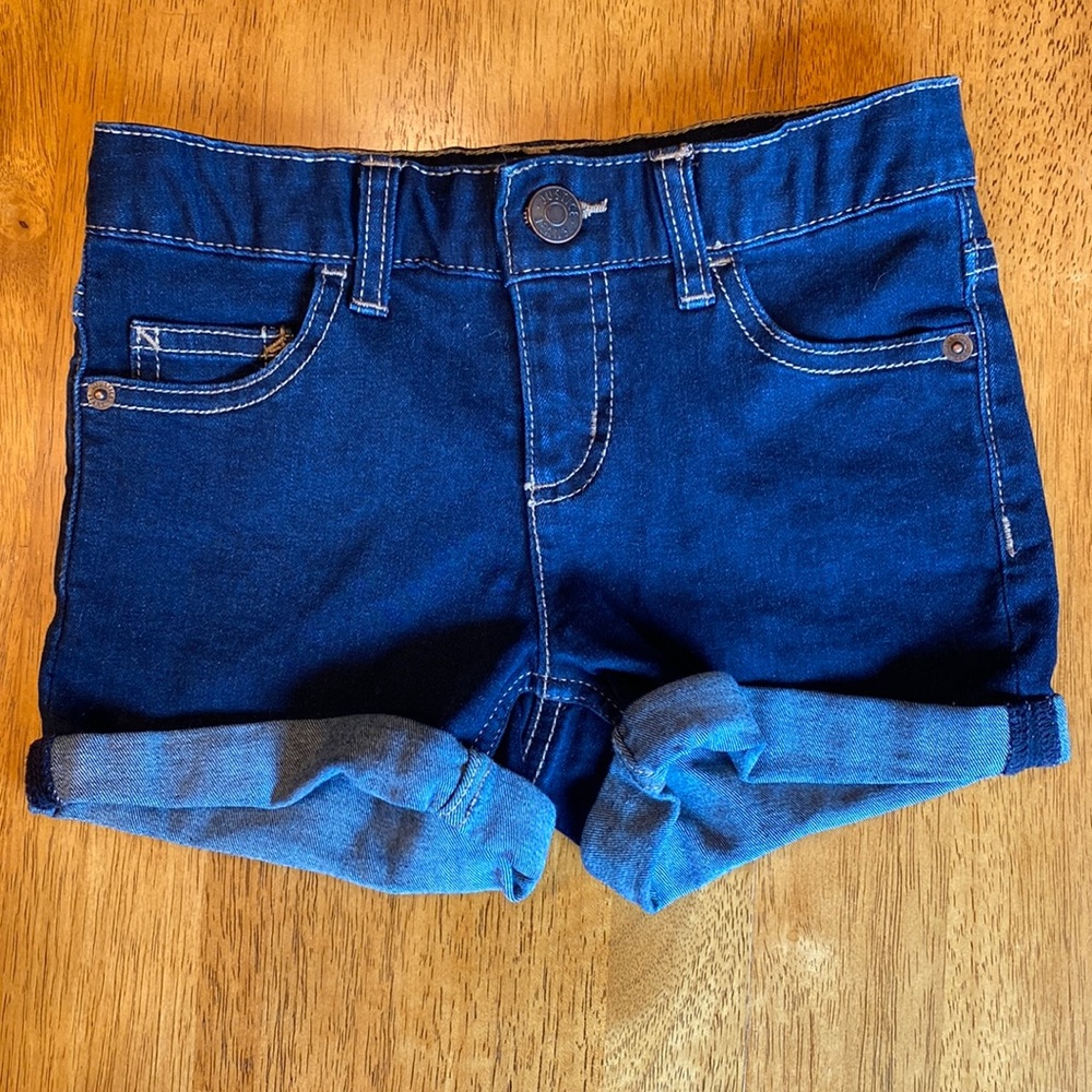 Justice Dark Wash Jean Shorts